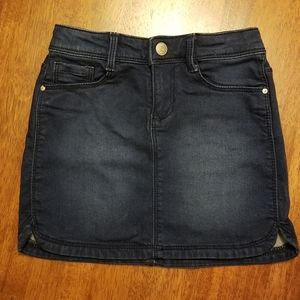 Gymboree girls blue jean skirt
